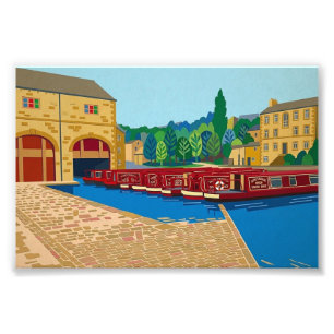 Foto Cuenca del Canal de Sowerby Bridge Arte al Estilo