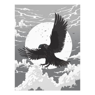 Foto Cuervo y la Luna