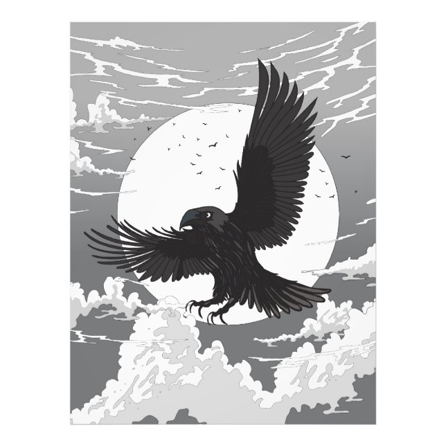Foto Cuervo y la Luna (Frente)