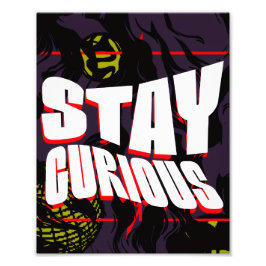 Foto Curious Aura — Modern Minimal Poster