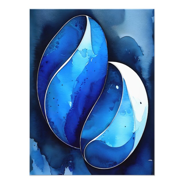 Foto Curvas marinas de cobalto (Frente)