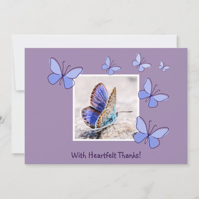 Foto Cuta - ¡Con Agradecidas Gracias! Tarjeta de a (Anverso)