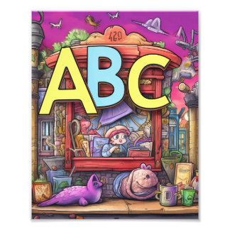 Foto Cute ABC Animal Alphabet