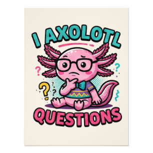 Foto Cute Nerd Axolotl I Axolotl Preguntas Marcas Meme