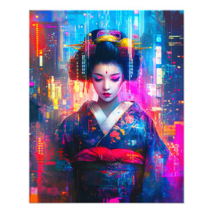 Foto Cyber Geisha, una fusión de tradición y tecnología