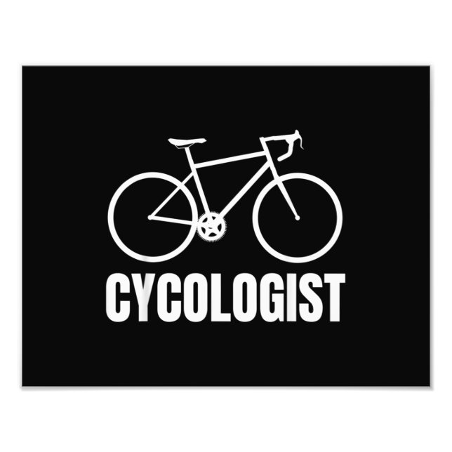 Foto Cycologist Funny Bicicleta Regalo (Frente)