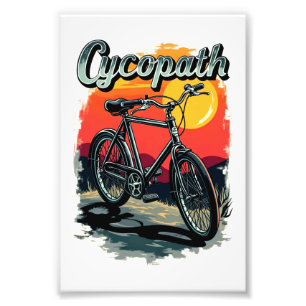 Foto Cycopath: diseño de bicicleta de puesta de sol