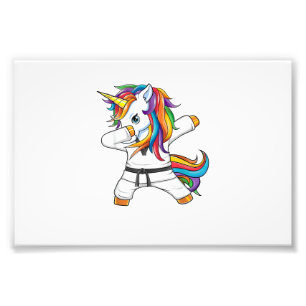 Foto Dabbing Unicorn Karate Taekwondo Niñas Artes Marci