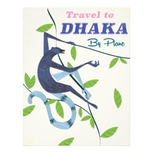 Foto Daca, poster de vacaciones de Bangladesh.