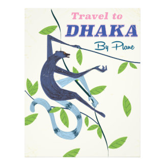 Foto Daca, poster de vacaciones de Bangladesh.