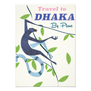 Foto Daca, poster de vacaciones de Bangladesh.