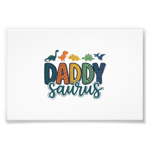 Foto Daddy Saurus Diseño de vector de papá dinosaurio l