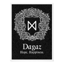 Dagaz /Happiness/ Black Version