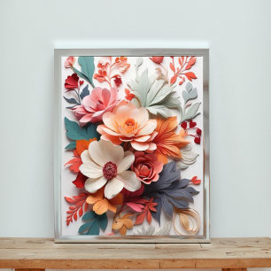 Foto Dahlias artesanales en chozas vibrantes