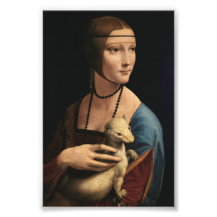 Foto Dama con un Ermio por Leonardo da Vinci