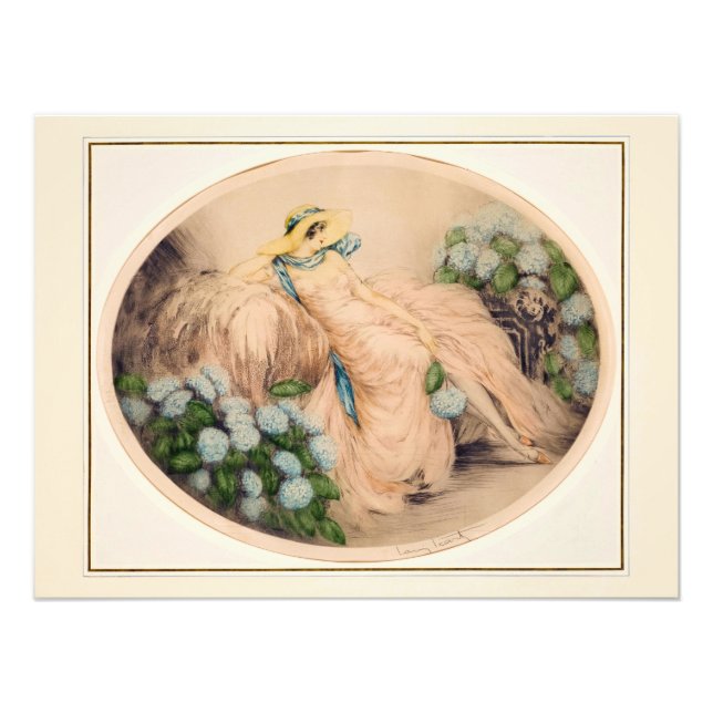 Foto Dama rosa de Louis Icart (Frente)