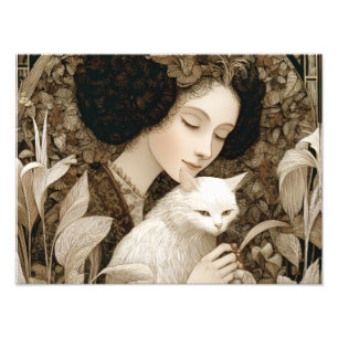 Foto Damas & Gatos – Colección de Retratos Vintage 1