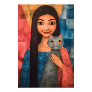 Foto Damas & Gatos – Colección de Retratos Vintage 1