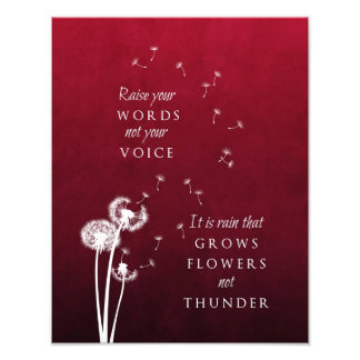 Foto Dandelion Art - Eleva tus palabras