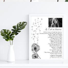 Foto Dandelions A me siento en el Heaven Memorial Signo