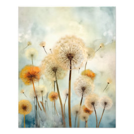 Foto Dandelions acuarela