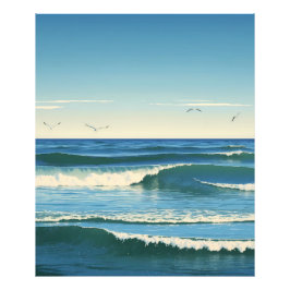 Foto Dansende Golven onder de Hemel