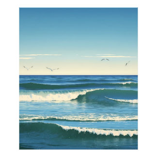 Foto Dansende Golven onder de Hemel