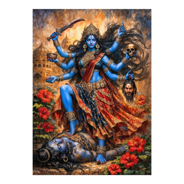 Foto Danza de Kali sobre Shiva (Frente)