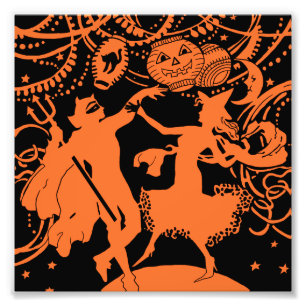 Foto Danza de la bruja del diablo de Halloween del