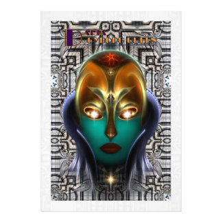 Foto Daria Cyborg Queen Tech Photo Print