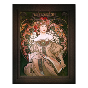Foto Daydream c1896 por Alphonse Mucha