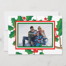 Foto de Acebo - Tarjeta de Navidad