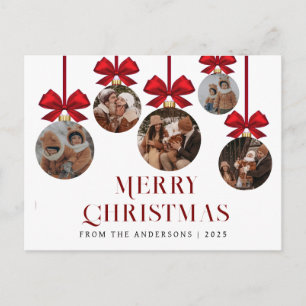 Foto de adorno de Navidad familiar moderna y elega