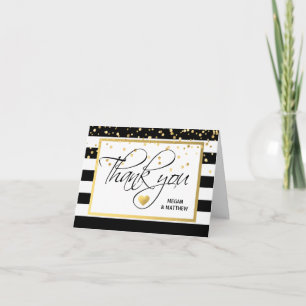FOTO de agradecimiento de BODAS con hoja de oro bl