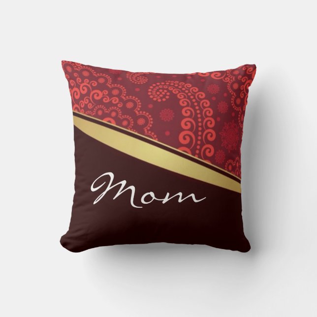 Foto de almohada personalizada de mamá (Anverso)
