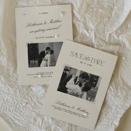 Foto de anuncio de boda de la corte de dinero anti