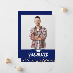 Foto de anuncio de graduación de escuela secundari