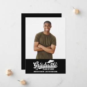 Foto de anuncio de graduación de escuela secundari