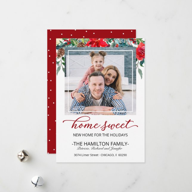 Foto de anuncio de mudanza de Navidad Sweet Home (Anverso/Reverso In Situ)