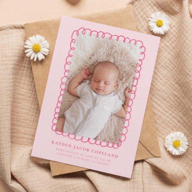 Foto de anuncio de nacimiento de marco de doodle r (Subido por el creador)