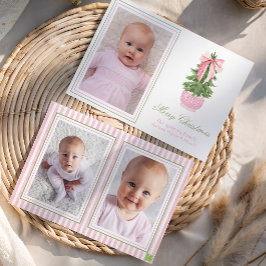 Foto de árbol de Navidad de Bow Ginger Jar