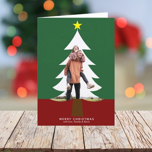 Foto de árbol de Navidad recortada Cuta Roja Verde (Subido por el creador)