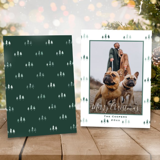 Foto de árbol de Navidad verde simple y moderna (Subido por el creador)