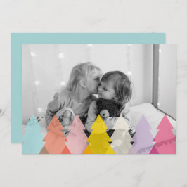 Foto de árboles modernos de Navidad brillantes