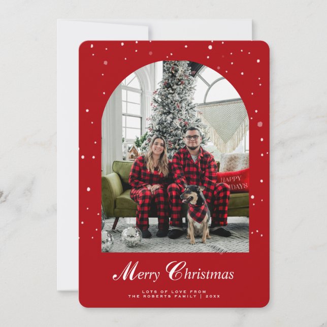 Foto de Arco Elegante de Navidad de moda Merry (Anverso)