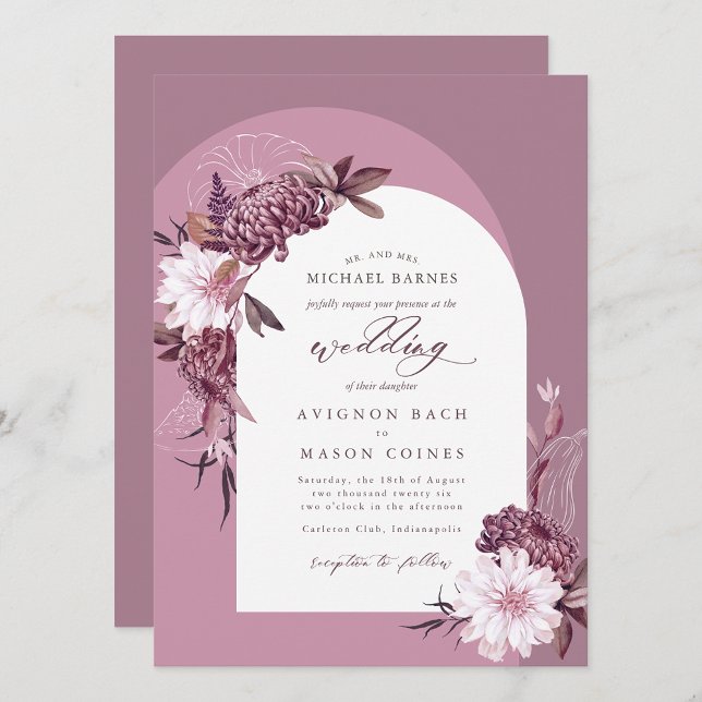 Foto de arco floral de lavanda bohemiana en inglés (Subido por el creador)