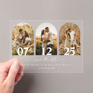 Foto De Arco Guardar La Tarjeta De Boda De Fecha