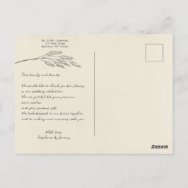 Foto de arte de la línea de césped gracias tarjeta