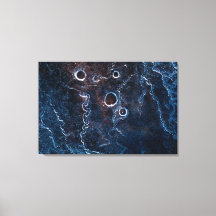 Foto de arte de resumen de hielo azul oscuro