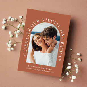 Foto de arte moderno Invitación a la boda de Terra